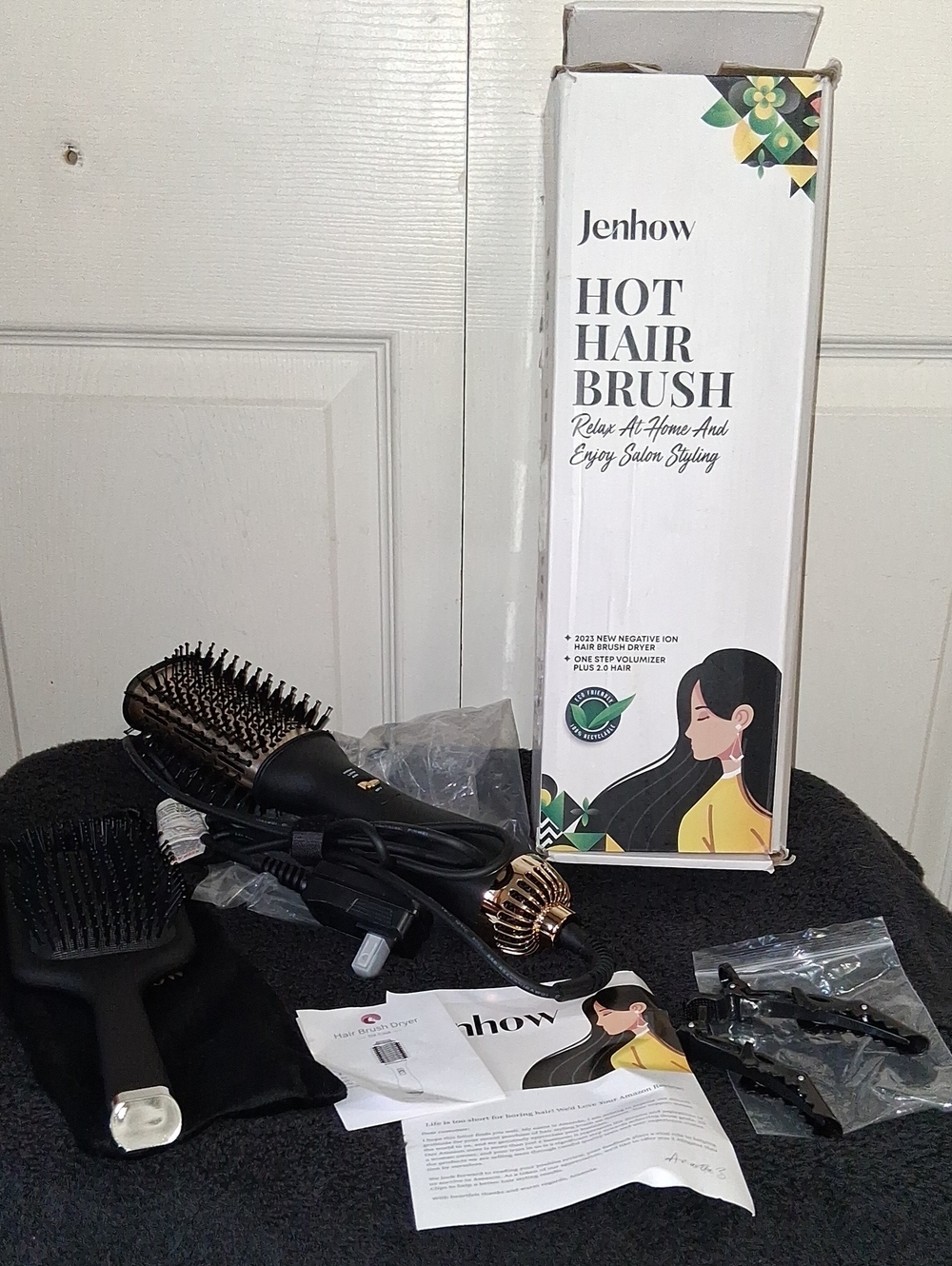 Hot Hair Brush - Black